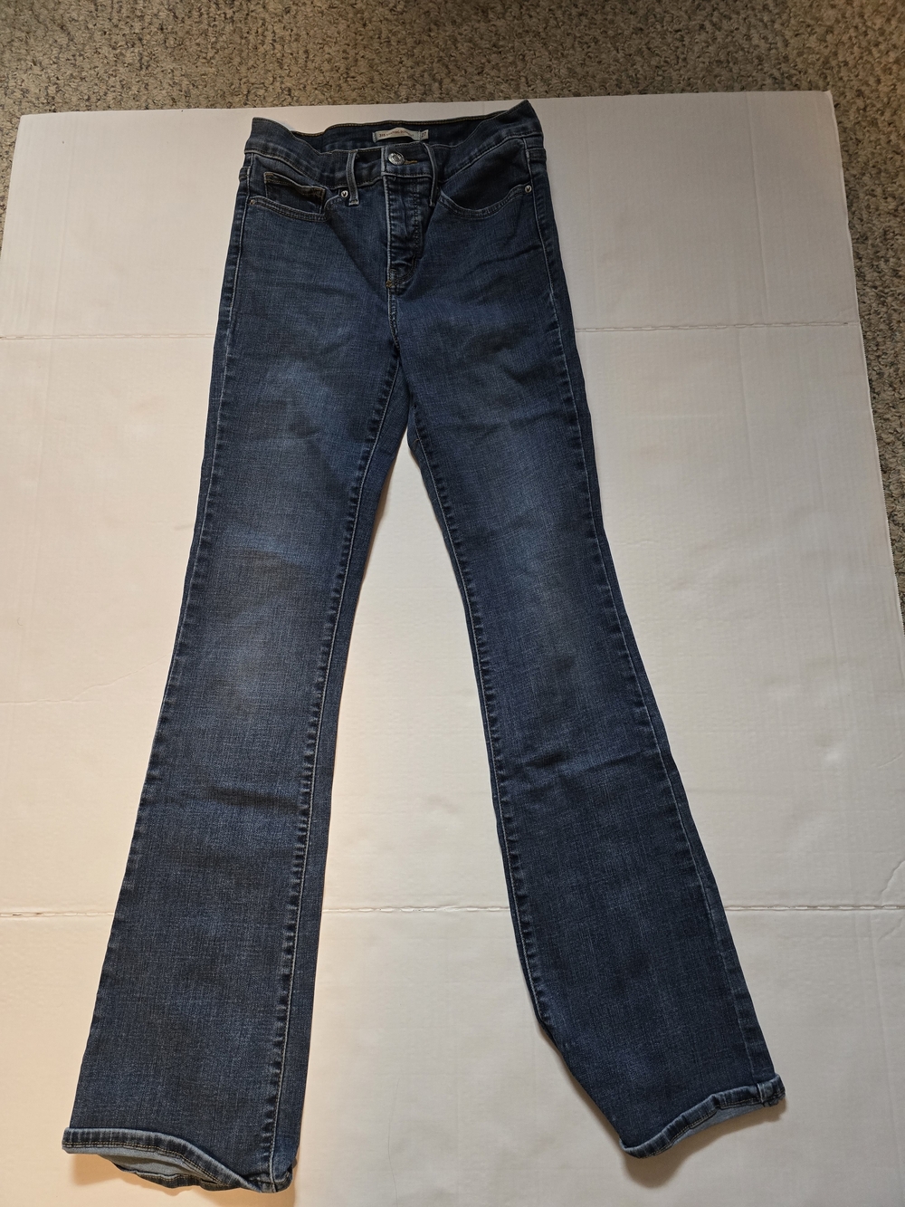 Levi's Dark Blue Flared Women's Jeans